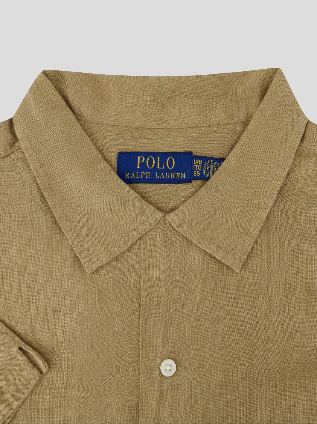 Chemisette en Lin Grande Taille Marron